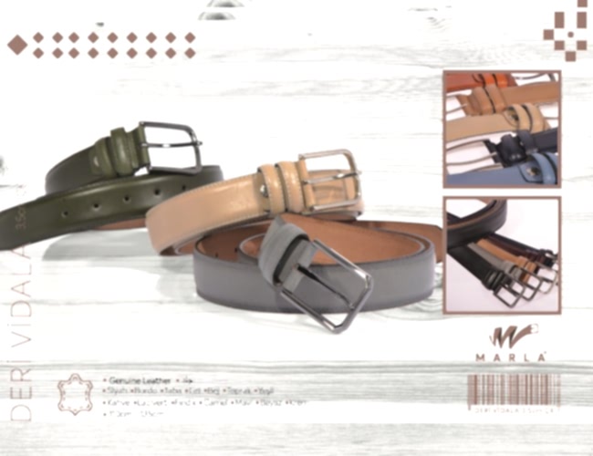 Deri Kemer - Vidala 3.5 cm ÇK