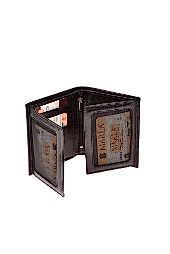 HAKİKİ DERİ ERKEK CÜZDANI SİYAH-83 MODEL