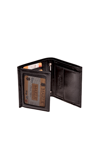 HAKİKİ DERİ ERKEK CÜZDANI SİYAH-82 MODEL