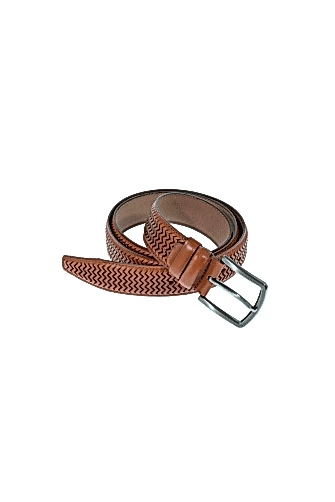 DERİ VİDALA 3.5 CM DALGALI KLASİK KEMER